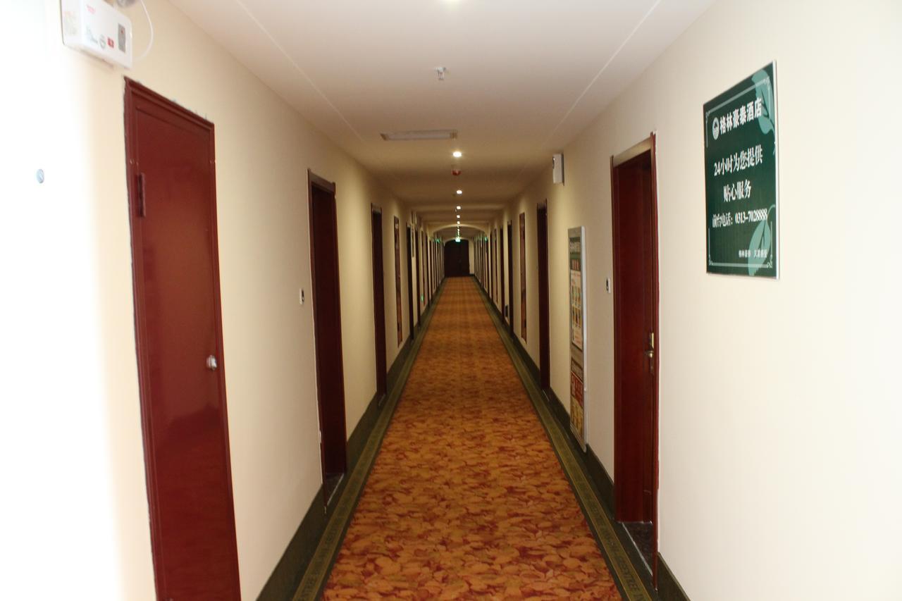 Greentree Inn Shanghai Expo Site South Yanggao Road Subway Station Express Hotel Exterior foto